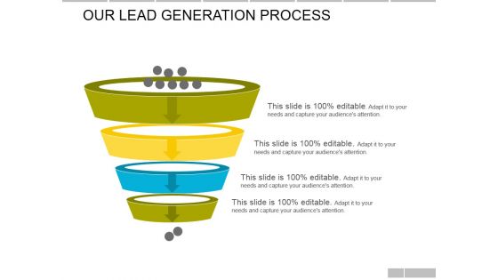 Our Lead Generation Process Ppt PowerPoint Presentation Professional Deck