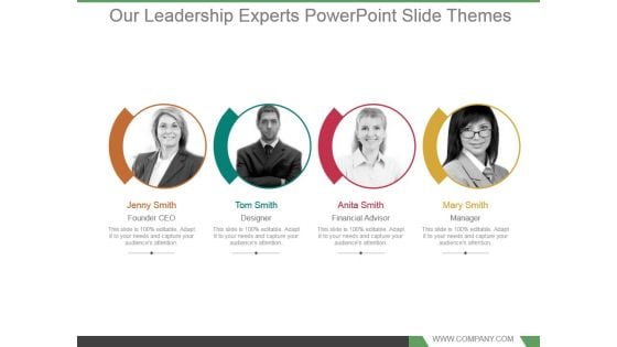 Our Leadership Experts Powerpoint Slide Themes Our Leadership Experts Powerpoint Slide Themes