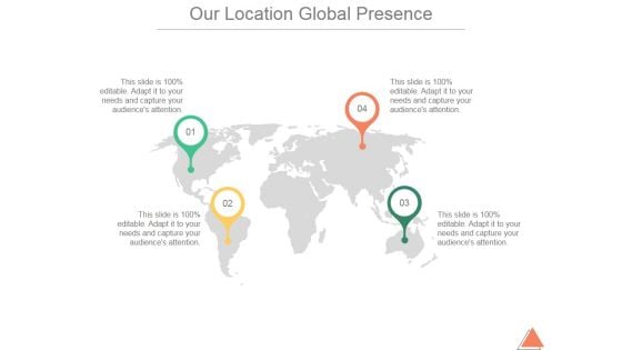 Our Location Global Presence Ppt PowerPoint Presentation Graphics