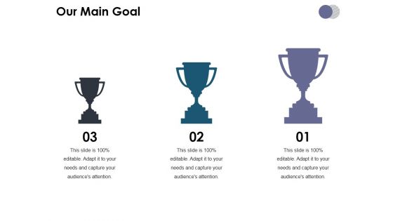 Our Main Goal Ppt PowerPoint Presentation Infographics Guidelines
