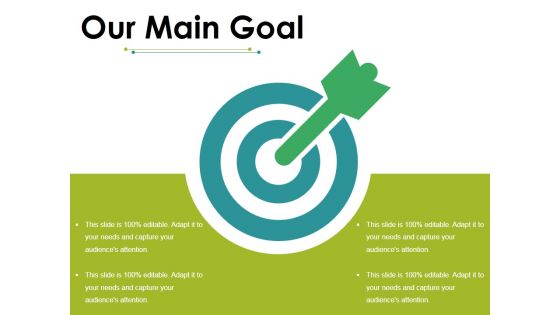 Our Main Goal Ppt PowerPoint Presentation Model