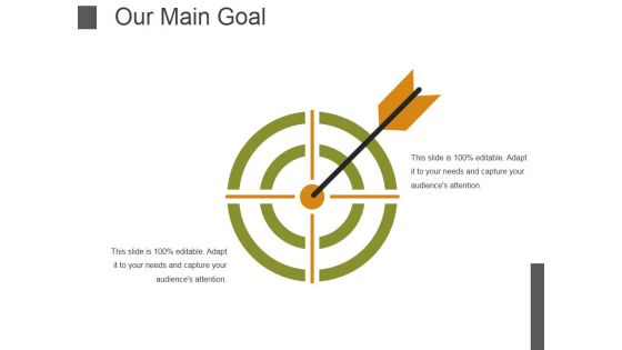 Our Main Goal Ppt PowerPoint Presentation Professional Graphics