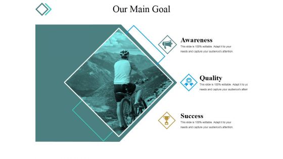 Our Main Goal Ppt PowerPoint Presentation Slides Brochure Our Main Goal Ppt PowerPoint Presentation Slides Brochure