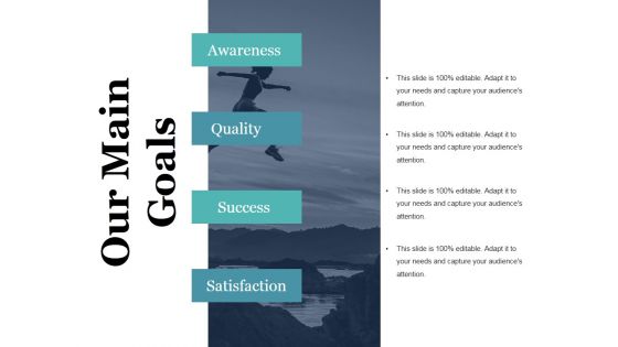 Our Main Goals Ppt PowerPoint Presentation Example File