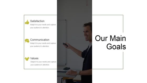 Our Main Goals Ppt PowerPoint Presentation Slides Our Main Goals Ppt PowerPoint Presentation Slides