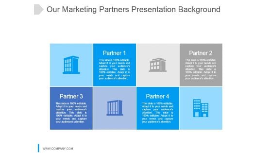 Our Marketing Partners Ppt Presentation