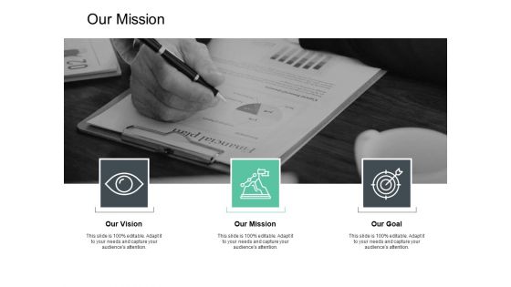 Our Mission And Goal Vision Ppt PowerPoint Presentation Gallery