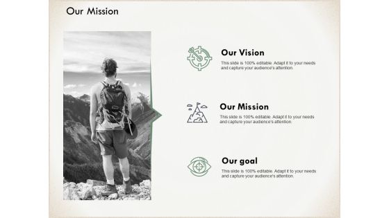 Our Mission And Goal Vision Ppt PowerPoint Presentation Visual Aids Example File