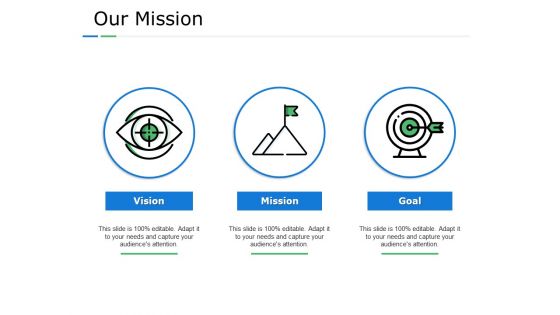 Our Mission And Vision Goal Ppt PowerPoint Presentation File Graphics Tutorials