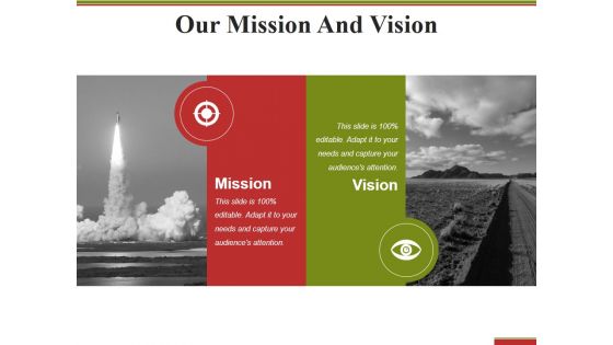 Our Mission And Vision Ppt PowerPoint Presentation Icon Introduction