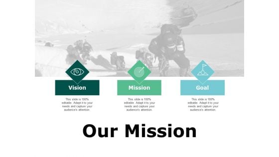 Our Mission And Vision Ppt PowerPoint Presentation Inspiration Slide