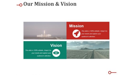 Our Mission And Vision Ppt PowerPoint Presentation Pictures Design Templates