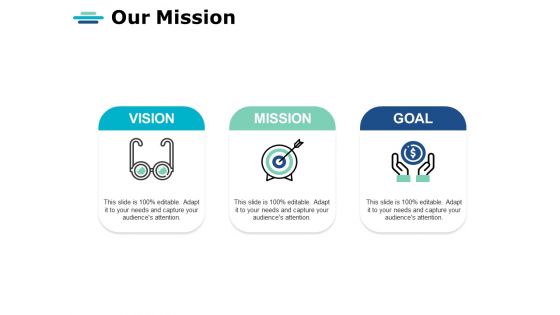 Our Mission And Vision Ppt PowerPoint Presentation Summary Diagrams