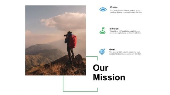 Our Mission Goal Ppt Powerpoint Presentation Icon Format Ideas