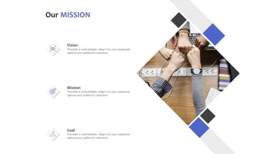 Our Mission Goal Ppt PowerPoint Presentation Infographic Template Professional