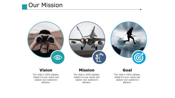 Our Mission Goal Ppt PowerPoint Presentation Model Smartart