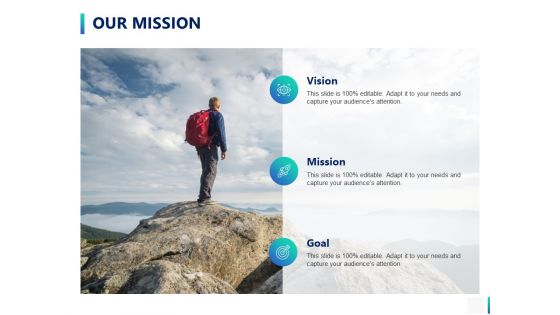 Our Mission Goal Ppt PowerPoint Presentation Outline Tips