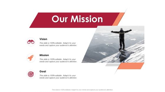 Our Mission Goal Ppt PowerPoint Presentation Professional Topics