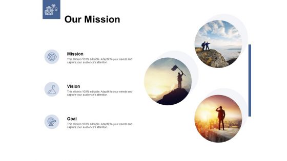 Our Mission Goal Ppt PowerPoint Presentation Slides Graphics