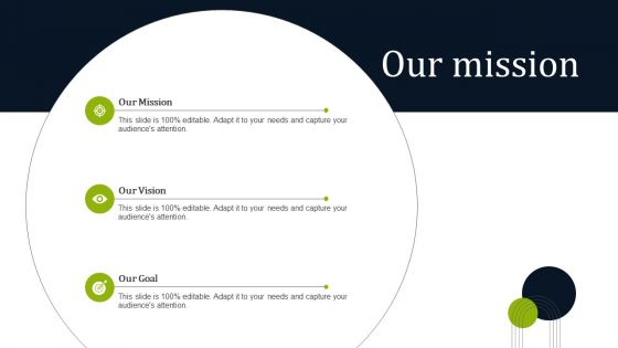 Our Mission Introducing New Commodities Through Product Line Extension Template PDF Our Mission Introducing New Commodities Through Product Line Extension Template PDF