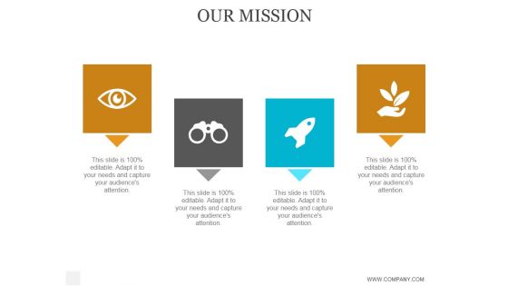 Our Mission Ppt PowerPoint Presentation Diagrams