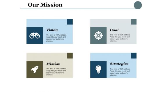 Our Mission Ppt PowerPoint Presentation File Topics