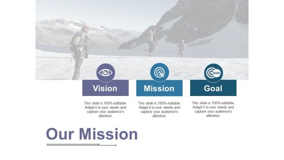 Our Mission Ppt PowerPoint Presentation File Visuals