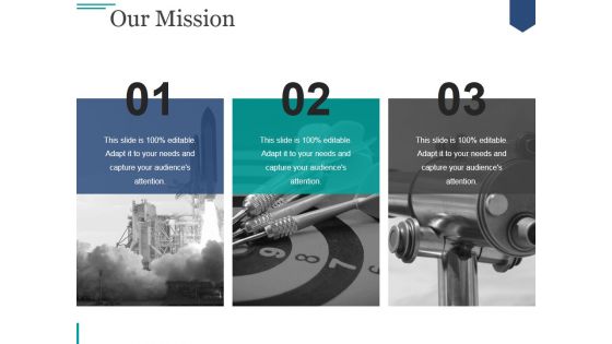 Our Mission Ppt PowerPoint Presentation Gallery Elements