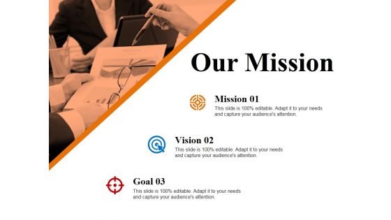 Our Mission Ppt PowerPoint Presentation Gallery Format Ideas