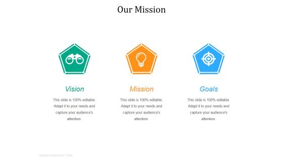 Our Mission Ppt PowerPoint Presentation Icon Backgrounds