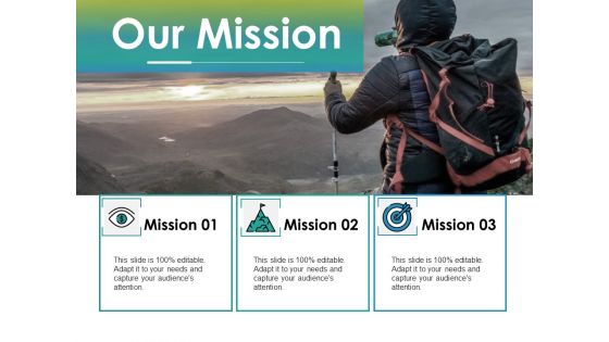 Our Mission Ppt PowerPoint Presentation Ideas Graphic Tips