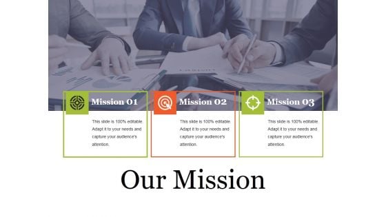 Our Mission Ppt PowerPoint Presentation Infographics Example