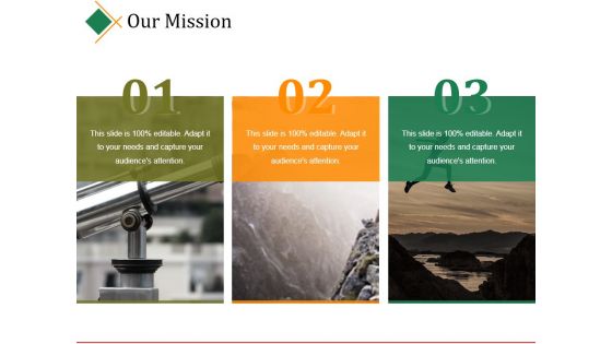 Our Mission Ppt PowerPoint Presentation Model Design Ideas