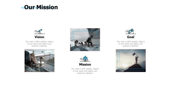 Our Mission Ppt PowerPoint Presentation Model Graphics Example