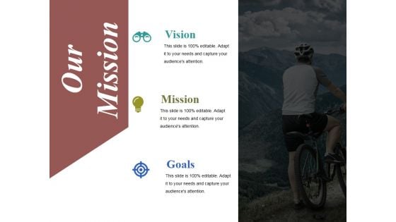 Our Mission Ppt PowerPoint Presentation Outline Visuals