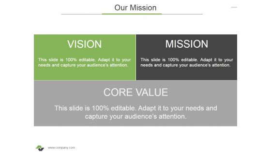 Our Mission Ppt PowerPoint Presentation Professional Objects