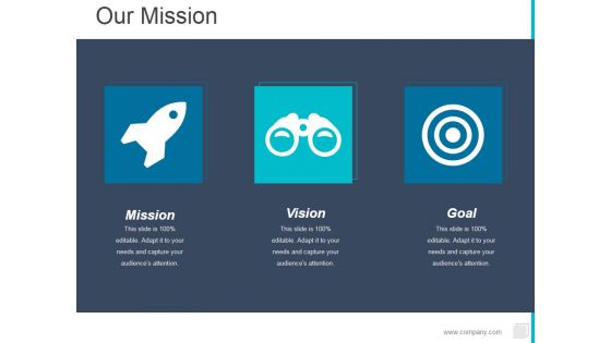 Our Mission Ppt PowerPoint Presentation Visual Aids Portfolio