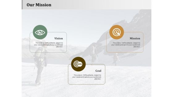 Our Mission Strategy Approaches Ppt PowerPoint Presentation Summary Topics