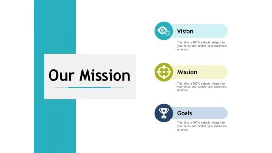 Our Mission Strategy Ppt PowerPoint Presentation Slides Visual Aids