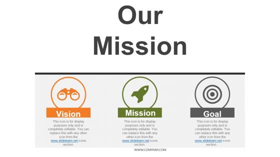 Our Mission Template 1 Ppt PowerPoint Presentation Model Graphics Download