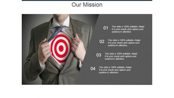 Our Mission Template 2 Ppt PowerPoint Presentation Ideas Background Images