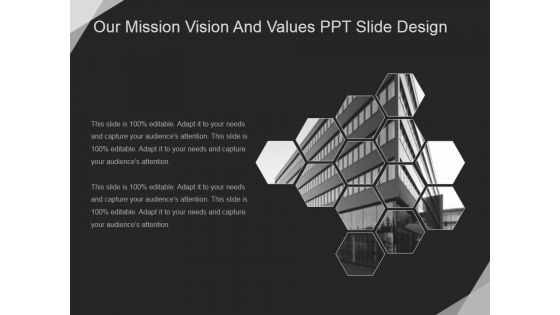 Our Mission Vision And Values Ppt PowerPoint Presentation Diagrams