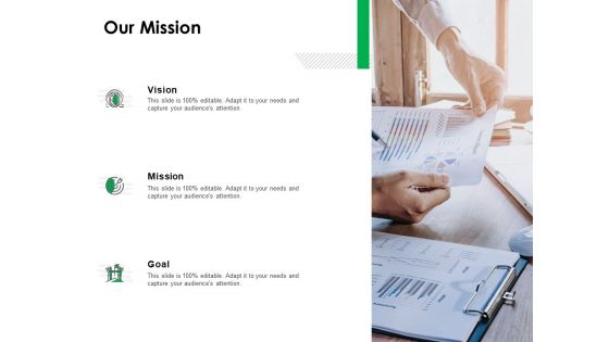 Our Mission Vision Goal Ppt Powerpoint Presentation File Background