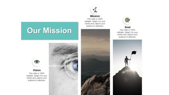 Our Mission Vision Goal Ppt PowerPoint Presentation Gallery Summary