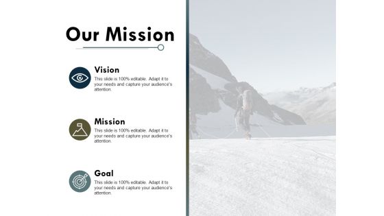Our Mission Vision Goal Ppt PowerPoint Presentation Ideas Outfit