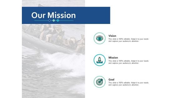 Our Mission Vision Goal Ppt Powerpoint Presentation Ideas Smartart