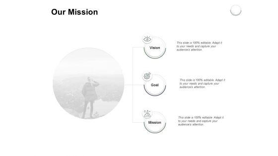 Our Mission Vision Goal Ppt PowerPoint Presentation Infographic Template Examples