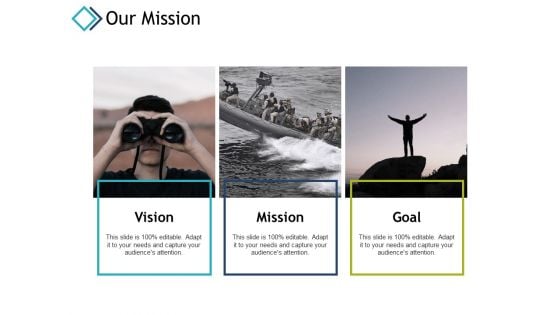 Our Mission Vision Goal Ppt PowerPoint Presentation Infographic Template Layout