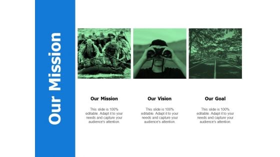 Our Mission Vision Goal Ppt Powerpoint Presentation Inspiration Rules