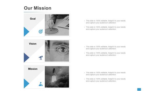 Our Mission Vision Goal Ppt PowerPoint Presentation Layouts Format